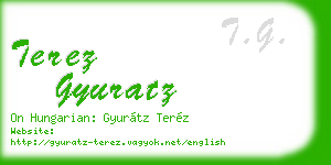 terez gyuratz business card